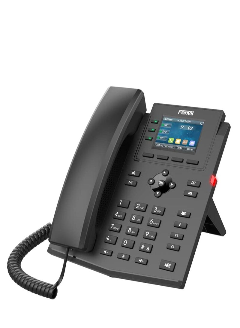 فانفيل Fanvil X303P Ip Phone | HD VoIP Phone Featuring Cost effective color screen for home and office - Image 1