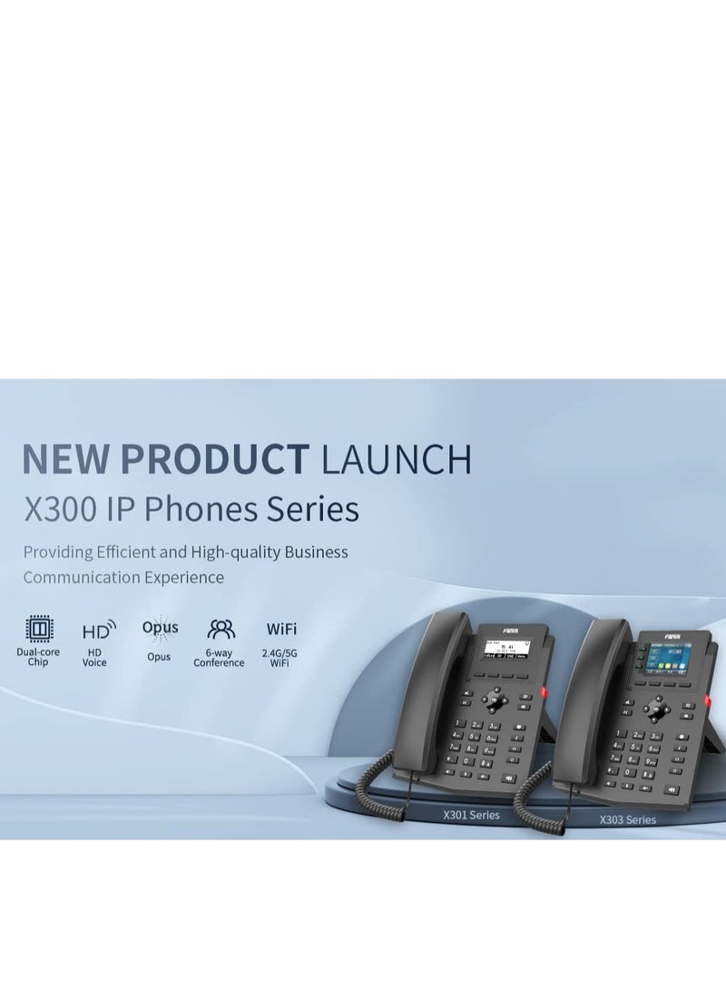 فانفيل Fanvil X303P Ip Phone | HD VoIP Phone Featuring Cost effective color screen for home and office - Image 3