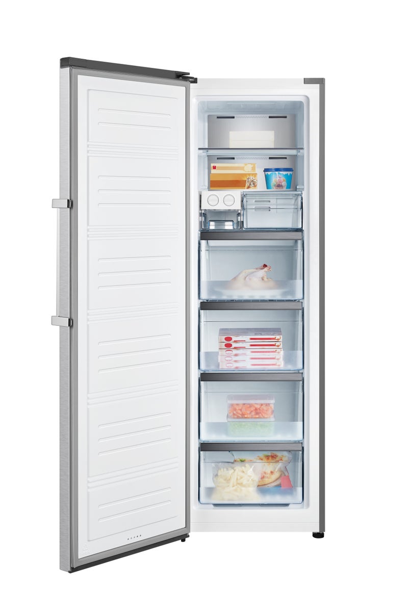 Hisense 260 Lt 9.2 CuFt Upright Freezer, Total Nofrost, Energy Saving, Stainless Steel Color 260 L 200 W FU275N3ESD Silver - Image 2