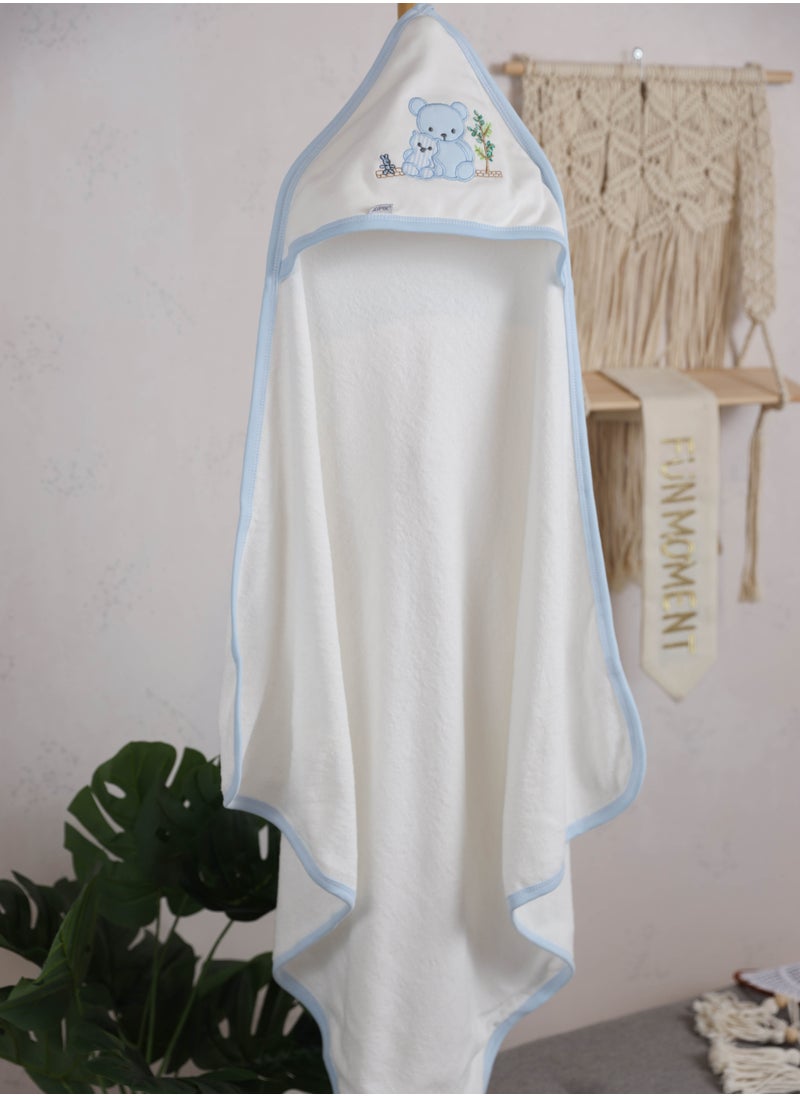 FUN MOMENT Baby Towel with a Hood for Newborns and Toddlers  - Image 1