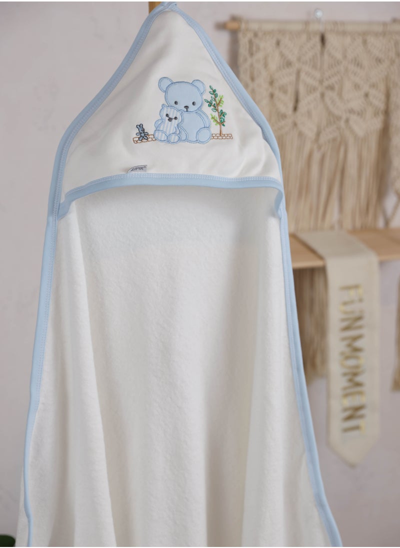 FUN MOMENT Baby Towel with a Hood for Newborns and Toddlers  - Image 2