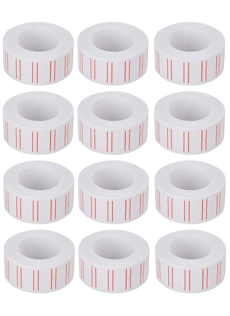Single Line Pricing Label White (Pack of 20)