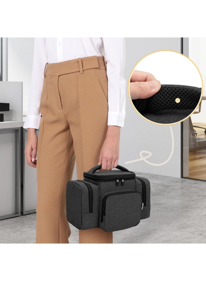 BAFASO BAFASO Wearable Breast Pump Bag Compatible with Medela Pump in Style, Tote for Wearable Breast Pump and Extra Parts (Patent Pending), Black - Image 3