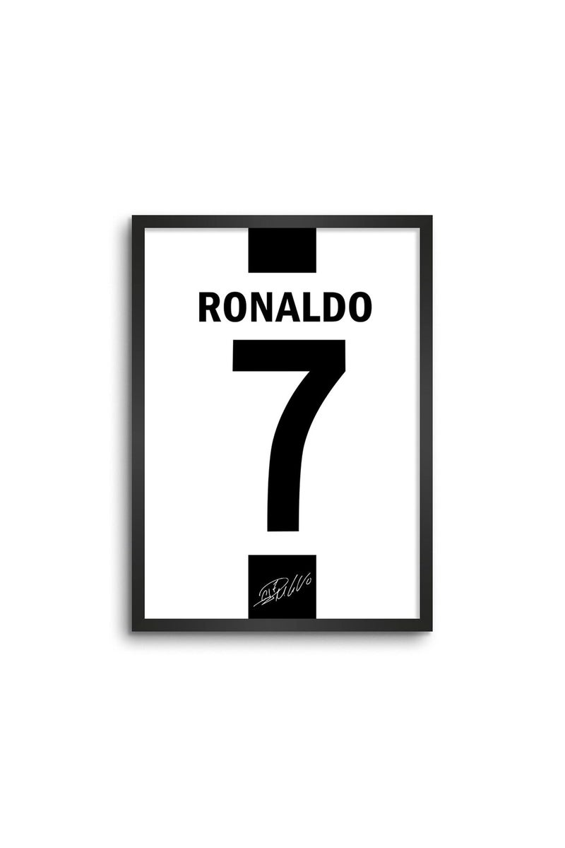 LAMRON Ronaldo Jersey Framed Wall Art - Image 1