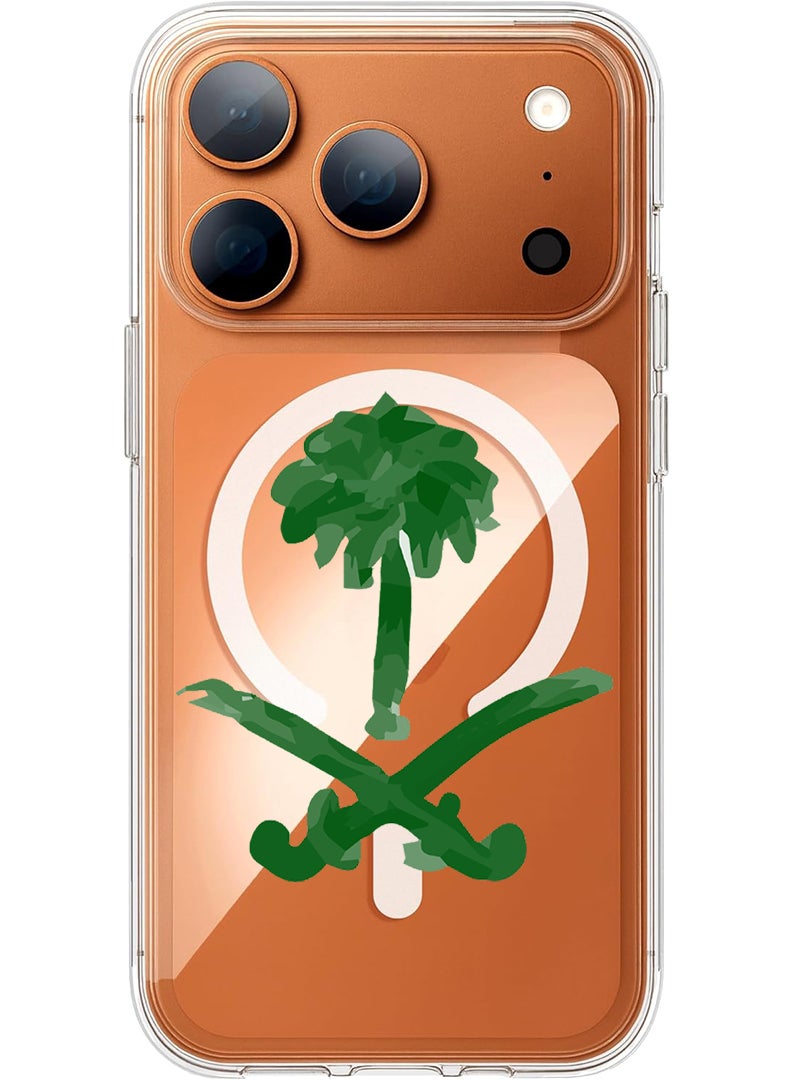 Theodor Magnetic Case for Apple iPhone 17 Pro Compatible with MagSafe Wireless Charging, Shockproof Phone Bumper Cover - Leo-01 - Image 1