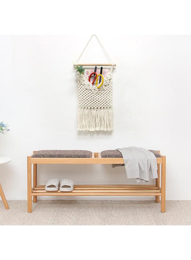 Bluejw New Arrival Hand-Wwoven Wall Mesh Bag Tapestries Tassel Mesh Pocket Home Decoration Bohemian Storage Bag  - Image 4