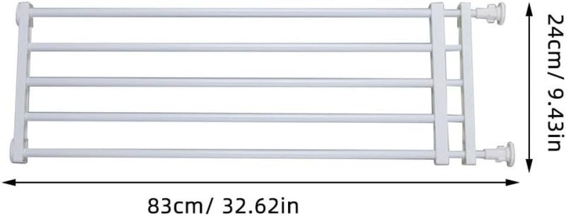 Gate High Wide Pet Safety Fence for Doorways and Stairs White and Dog Protection Barrier Easy to Install Indoor Outdoor - Image 2