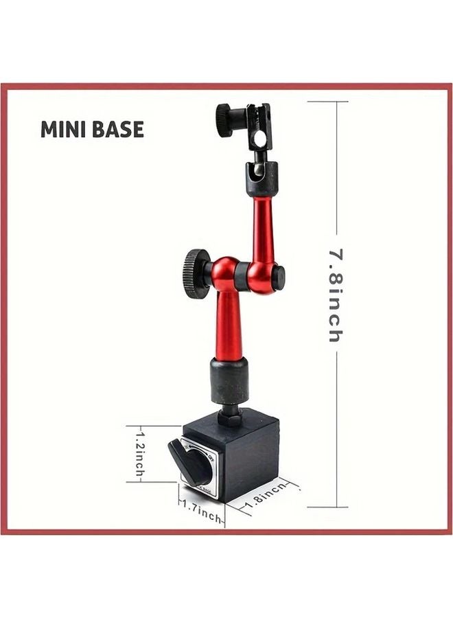 Mini Base Magnetic Dial Indicator Holder Stand Gauge Measurement Tool - Image 1