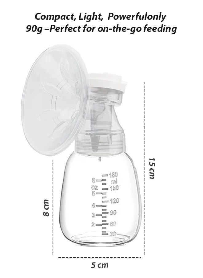لطف وحضن مضخة حليب كهربائية بدون استخدام اليدين مع صندوق تخزين – منخفضة الضوضاء، شاشة LED تعمل باللمس | ٩ مستويات و٣ أوضاع | لاسلكية وقابلة لإعادة الشحن | محمولة وفعالة للأمهات المرضعات - Image 2