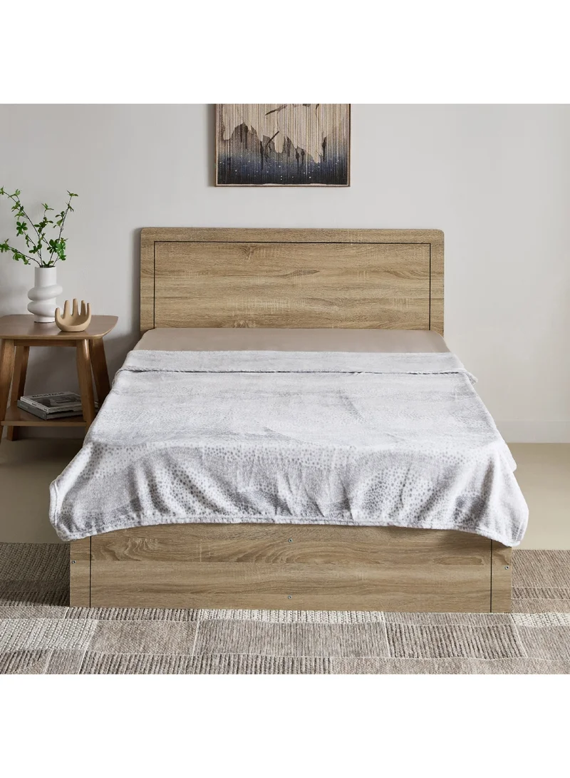 Home Box Matrix Remi Printed Flannel Twin Blanket 140 x 200 cm