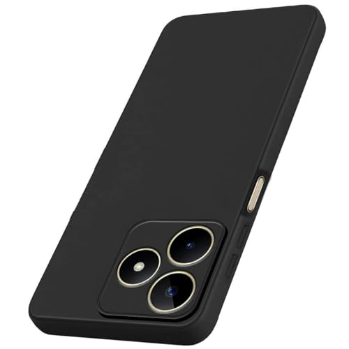 SHINESTAR Back Cover for C53 / Narzo N53 / Realme C51 (Silicone_Black) - Image 4