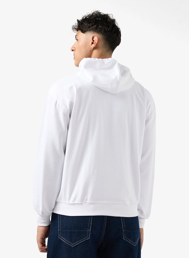 Seventy Five Basics Oversized Zipped Hoodie - Image 2
