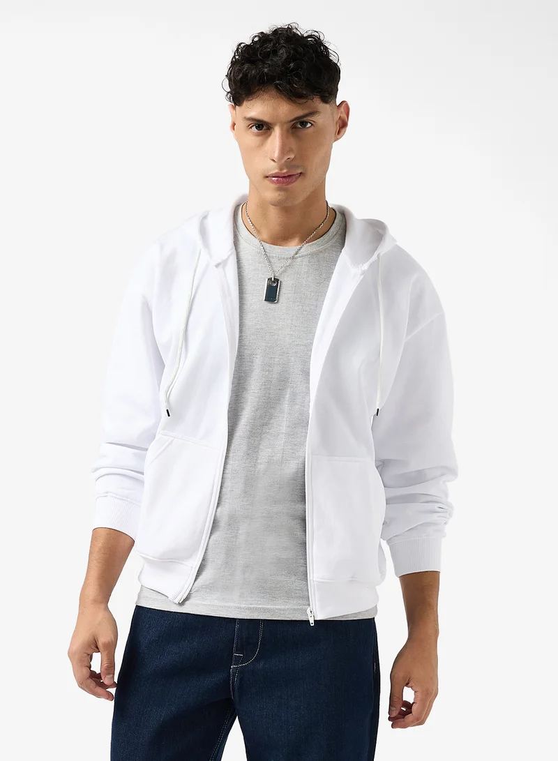 Seventy Five Basics Oversized Zipped Hoodie