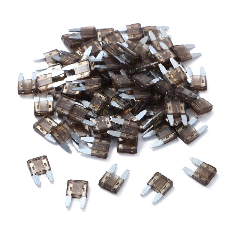 JESUNK 100 Pack Auto Fuses 7.5 AMP APM/ATM 32V Mini Blade Style Fuses 7.5A Short Circuit Protection Car Fuse (7.5AMP) - Image 1