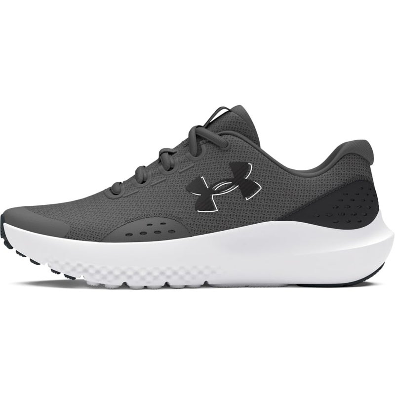 Under Armour Boys' Grade School Surge 4, (101) Castlerock/Anthracite/Anthracite, 5, US - Image 3