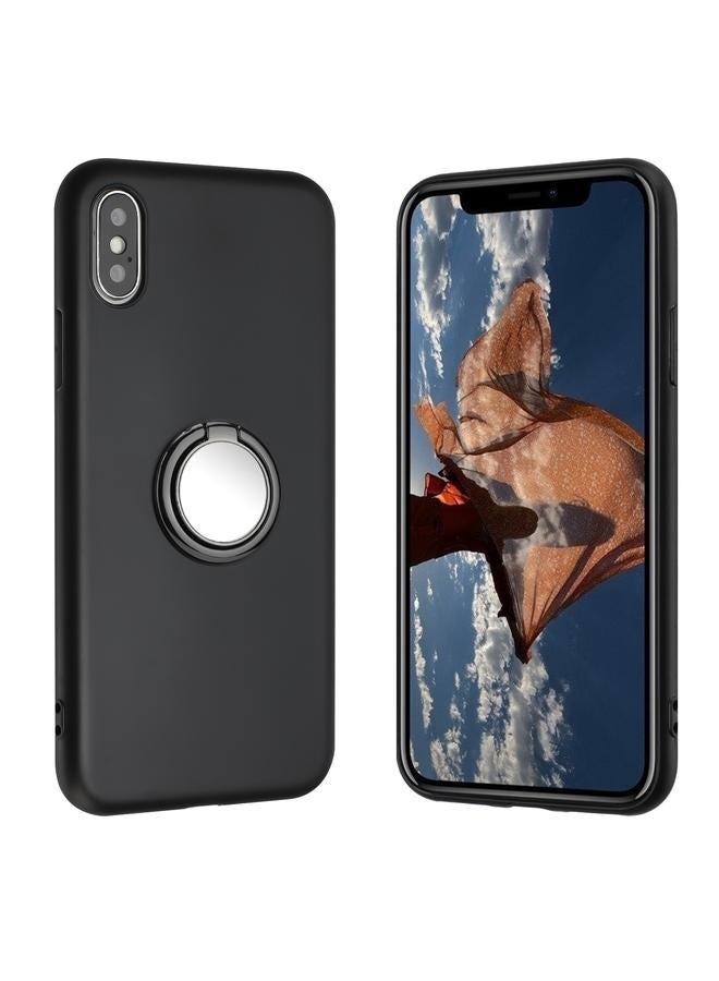 اس-توب جراب هاتف iPhone XS Max غير لامع مزود بحلقة من مادة TPU - Image 1