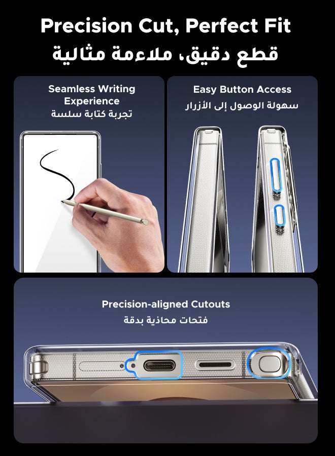Ugreen Samsung Galaxy S25 Ultra Case Magnetic Cover, MagSafe Compatible, Mil Grade Drop Tested, Innovative iCrystal Tech, Mil-Grade Protection Protective Slim Clear Transparent Case 6.9-Inch, - Image 4