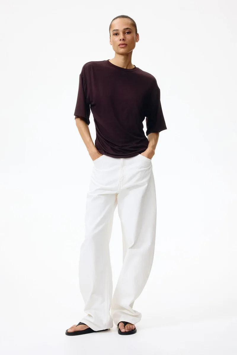 H&M Draped viscose top