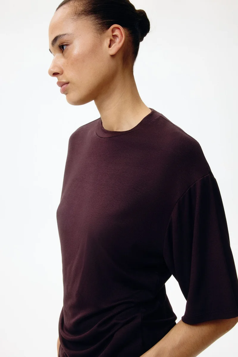 H&M Draped viscose top