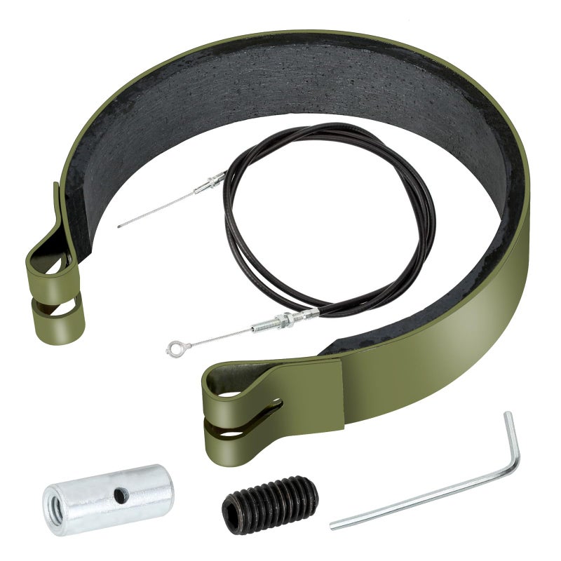 GREHUA Rear 4" Brake Band Pin Kit with 70"Throttle Cable for Manco Bandit Critter 1492 4316 297 Rotary 484 Azusa 2251-B Yerf-Dog Predator 212cc 420cc 196cc 6.5hp Go Kart Yard Cart Mini Bike ATV