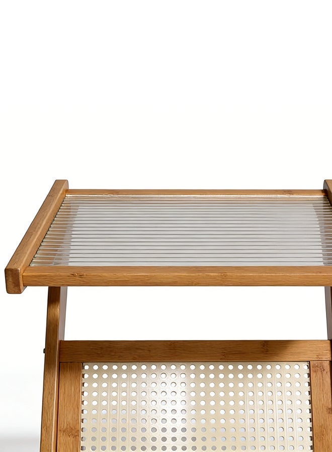 Migue home Modern Coffee Table and Side Table for Living Room or Bedroom, Easy Assembly, 53.5cm L x 35.5cm W x 55cm H, Lightwood Color - Image 4