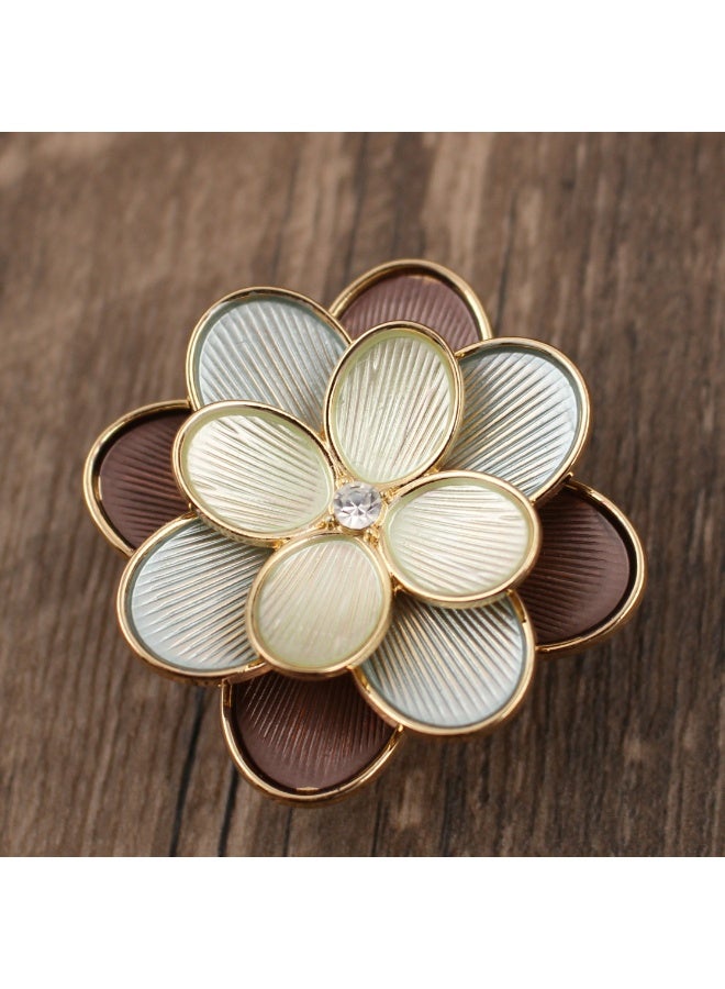 KUYING Enamel Geometric Fashionable And Creative High-end Brooch 