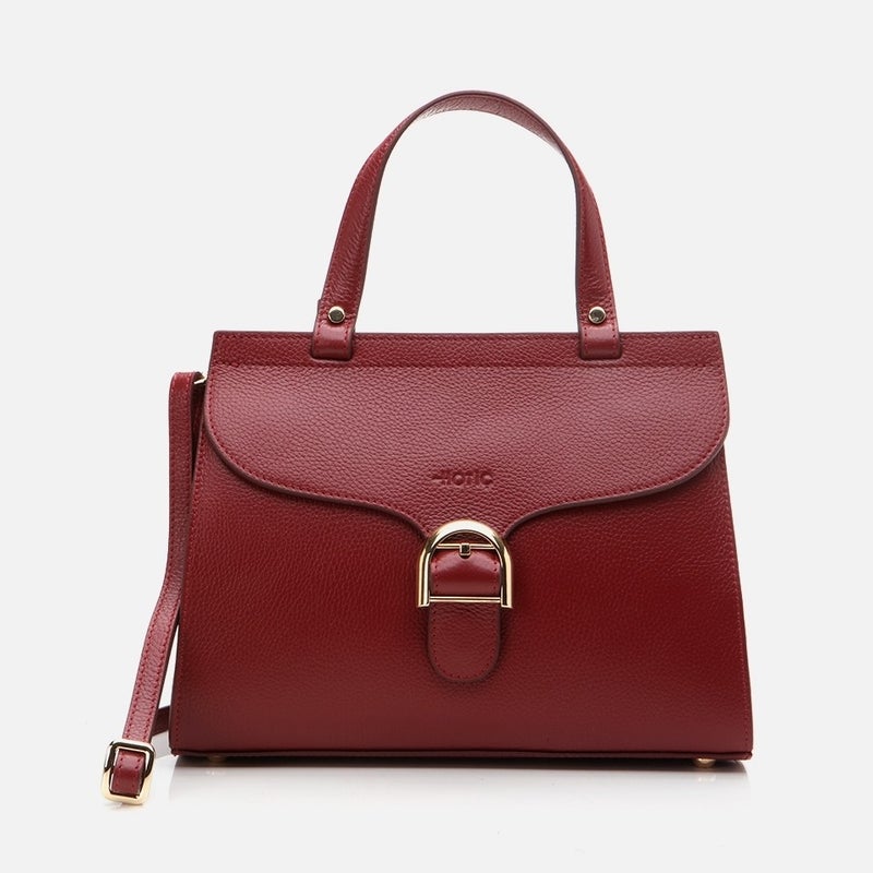 Hotiç 03CAH296570A780 GENUINE Leather Claret Red Women's Bag  - Image 1