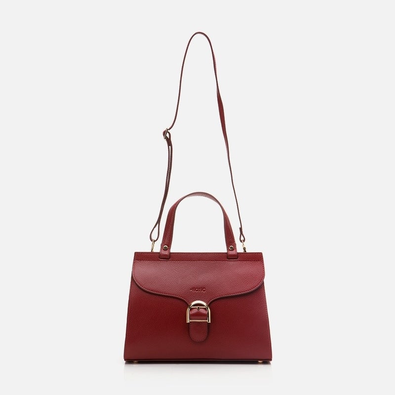 Hotiç 03CAH296570A780 GENUINE Leather Claret Red Women's Bag  - Image 2