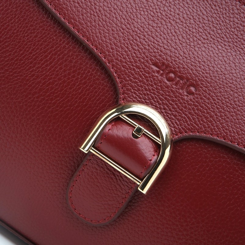 Hotiç 03CAH296570A780 GENUINE Leather Claret Red Women's Bag  - Image 3