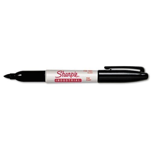 Sharpie Industrial Marker Fine Black, Pack Of 2, 12 Each, Total 24 - Image 2