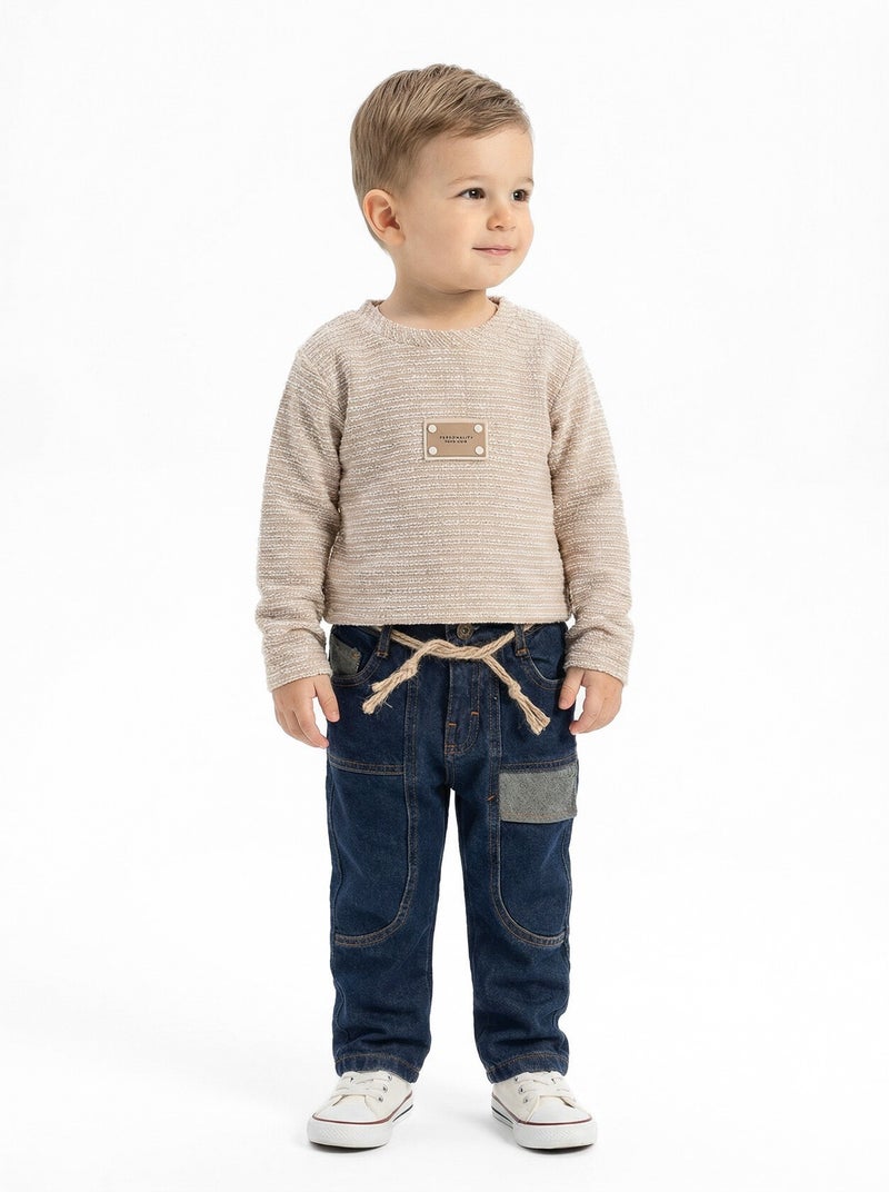 Hype Boys' 3-piece clothing set for ages 1-5 years, 6227 - Image 4