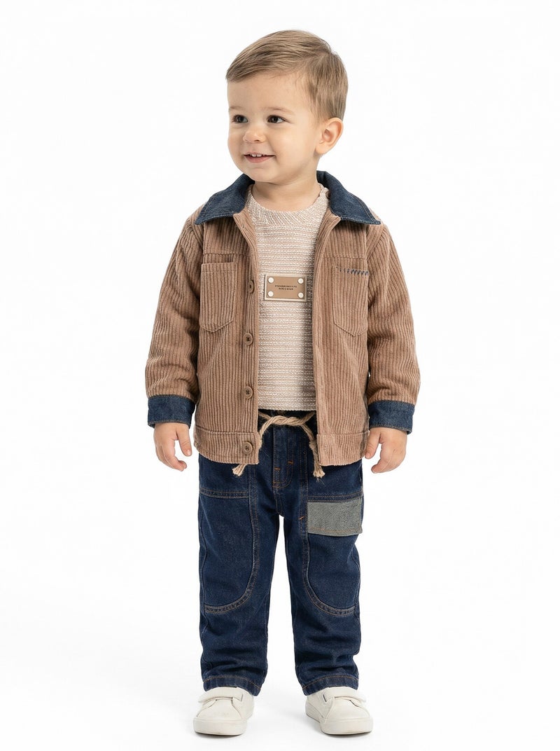 Hype Boys' 3-piece clothing set for ages 1-5 years, 6227 - Image 2