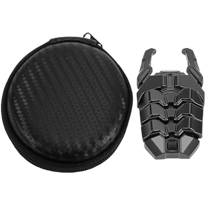 EMUKOEP Sensory Push Slider Toy, Innovative Finger Slider for Stress Relief Ideal Concentration Tool for Home or Office Unique Bottle Opener Feature for Added Fun (Black) - Image 1