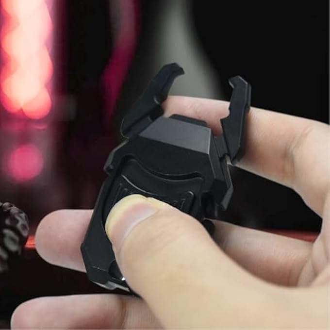 EMUKOEP Sensory Push Slider Toy, Innovative Finger Slider for Stress Relief Ideal Concentration Tool for Home or Office Unique Bottle Opener Feature for Added Fun (Black) - Image 3