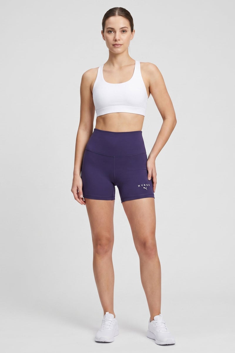 Puma x Hyrox Women Lux Fit 3 Inseam Training Shorts, Purple - Image 2