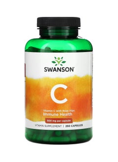 SWANSON Vitamin C With Rose Hips, 500 mg, 250 Capsules 