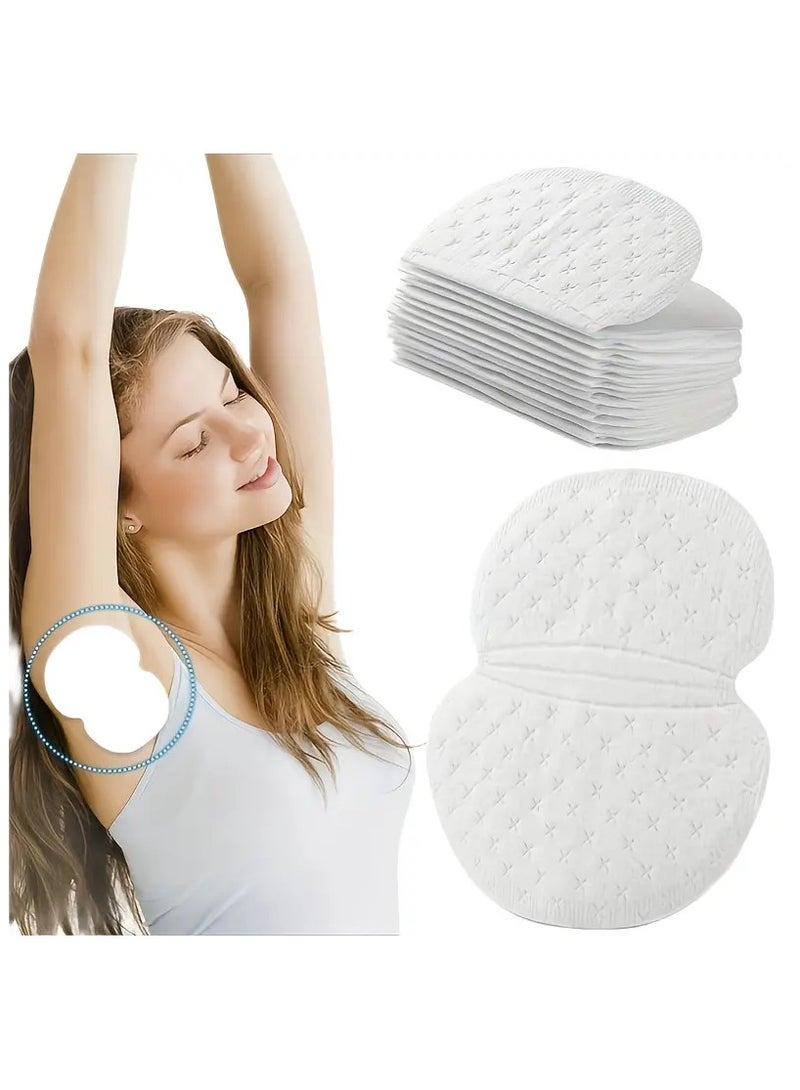 Generic 50-Piece Underarm Deodorant Absorb Sweat Pad Set White  - Image 1