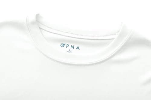Opna Youth Boys Dri Fit Athletic T Shirts for Boys & Girls Sports Undershirt – Youth & Teen Sizes White-XL - Image 5