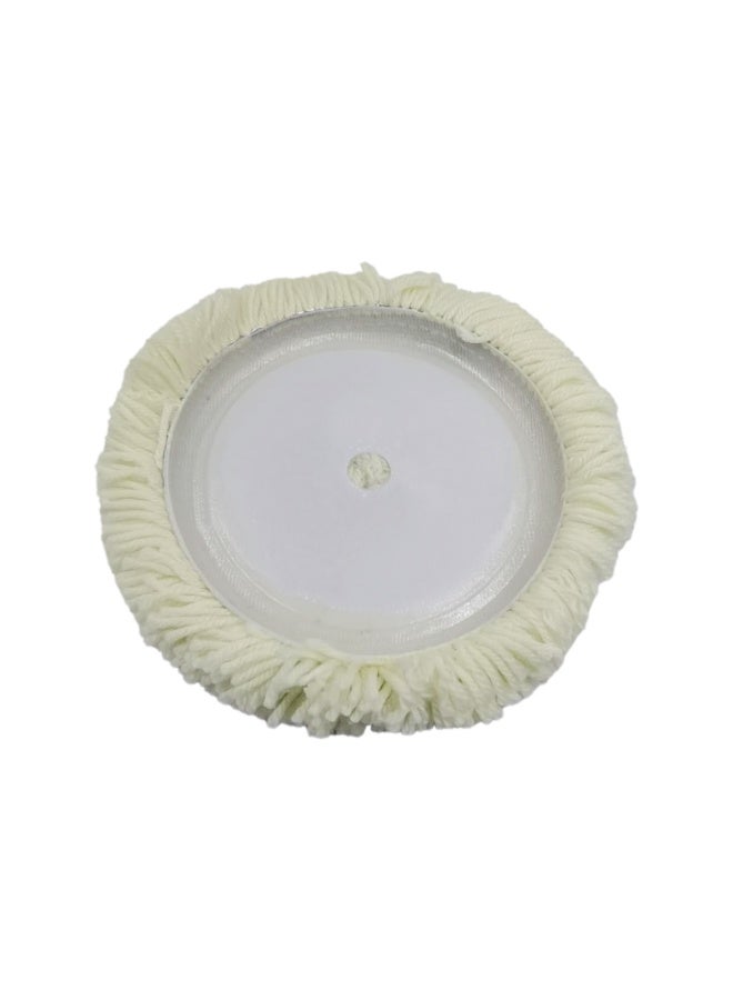 Wool Polishing Buffing Pad 180mm, Soft Wool Buffing Bonnet for Car Polisher, Polishing Wheel Pad for Car Paint, Furniture, Marble, Metal and Wood Surface Finishing - Image 3