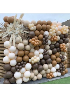 Meri Parti Meri Party Brown Caramel Skin and Salmon Balloon Chain 100 Pieces 