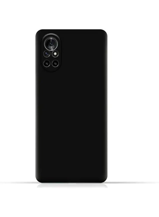 Protective Cover For Huawei Nova 8 , Slim Fit Soft Back TPU Case Flexible Silicone Cover Compatible For Huawei Nova 8 - Black
