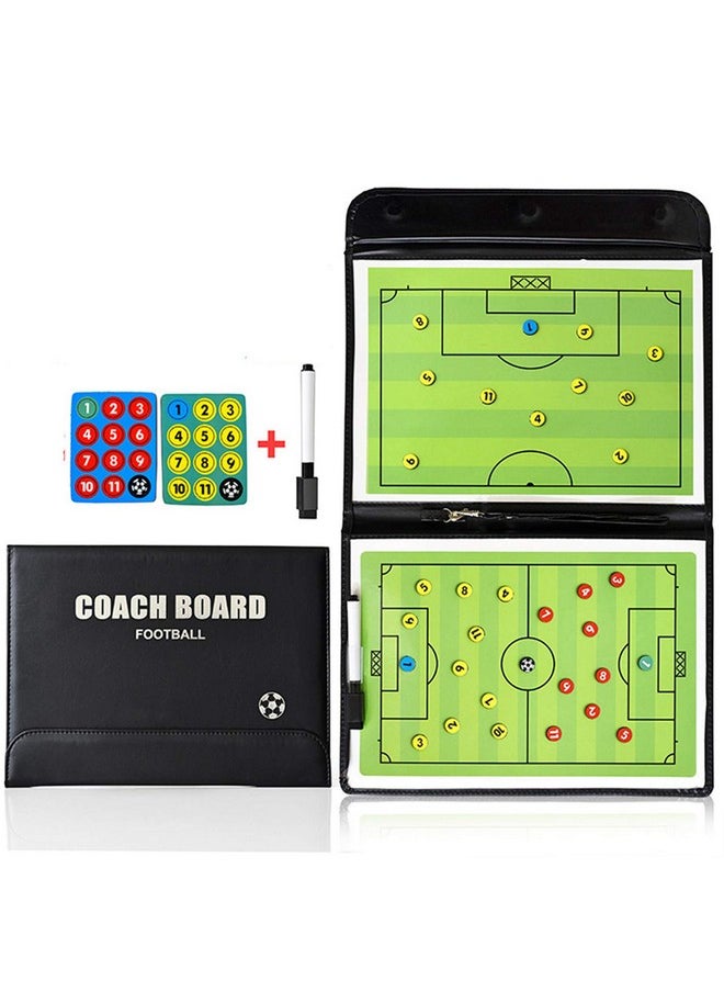 Pure Vie 20.86'' x 12.20'' Coaches Tactical Board, Premium Portable Professional Football/Soccer Coaching Strategy Clipboard Training Assistant Equipment with Write Wipe 2-in-1 Pen - pzsku/ZEDA50B57B45C6A7769E3Z/45/_/1740982557/097cd3d6-5a21-45d6-ac20-1b597c1c0163