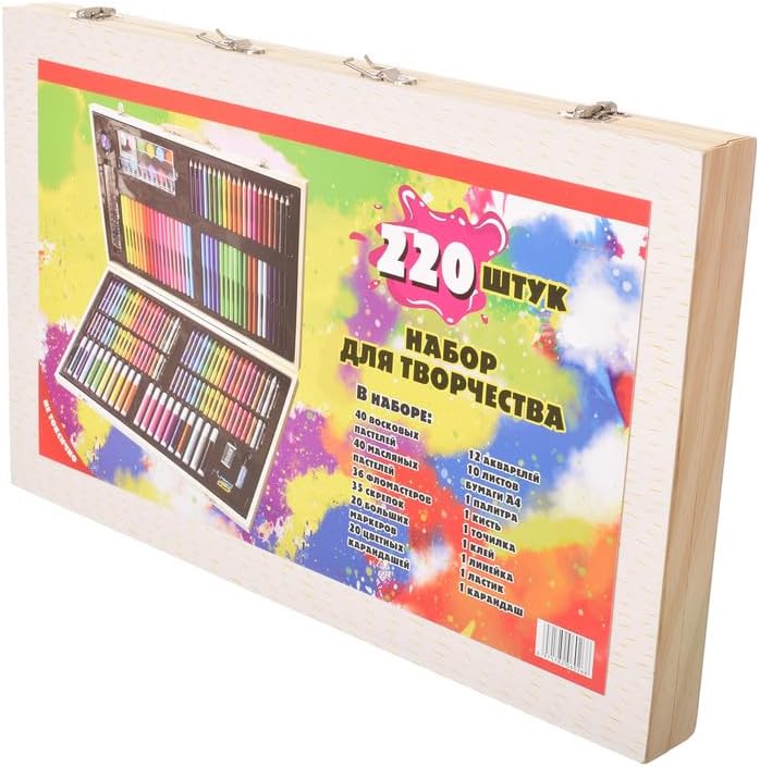 دراوينج اند باينتينج سيت فور كيدس  بييكيس  مولتي كولور