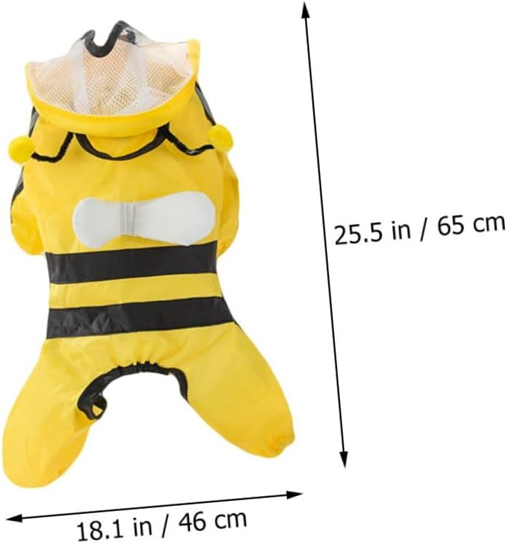 Shaped Waterproof Dog Raincoat Hooded Rain Poncho Jacket for Small to Medium Dogs Puppy Rain Gear Weather Resistant Outdoor Use - Image 2