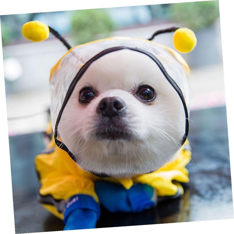 Shaped Waterproof Dog Raincoat Hooded Rain Poncho Jacket for Small to Medium Dogs Puppy Rain Gear Weather Resistant Outdoor Use - Image 4