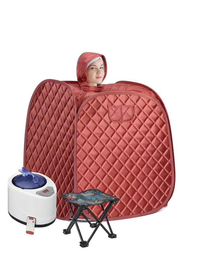 BIG MAX Sauna, Steam Sauna, Portable Sauna, Home Sauna Tent with 2L Steamer (Steam Detox) for Gym, Yoga, Pilates, Hot Tub, Home spa  - Image 5