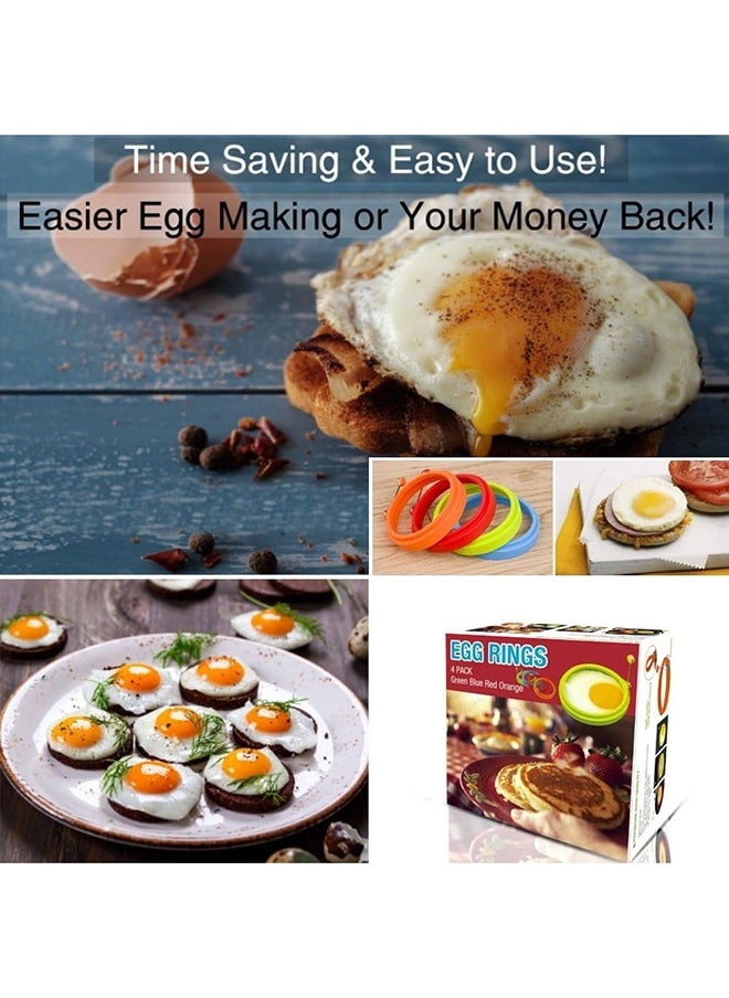 Home Pro Home Pro Silicone Round Shaped Fried Egg Mold Green  - Image 5