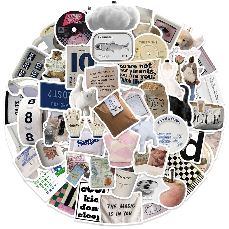 Premium Doodle Stickers 50-373pcs Waterproof GT205-57 sheets/bag 