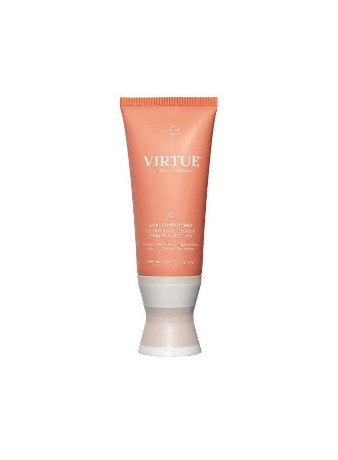 VIRTUE Curl Conditioner with Jojoba Oil, Sulfate Free, Hydrates, Nourishes & Repairs Curly Hair with Frizz Control, Color Safe - Image 1