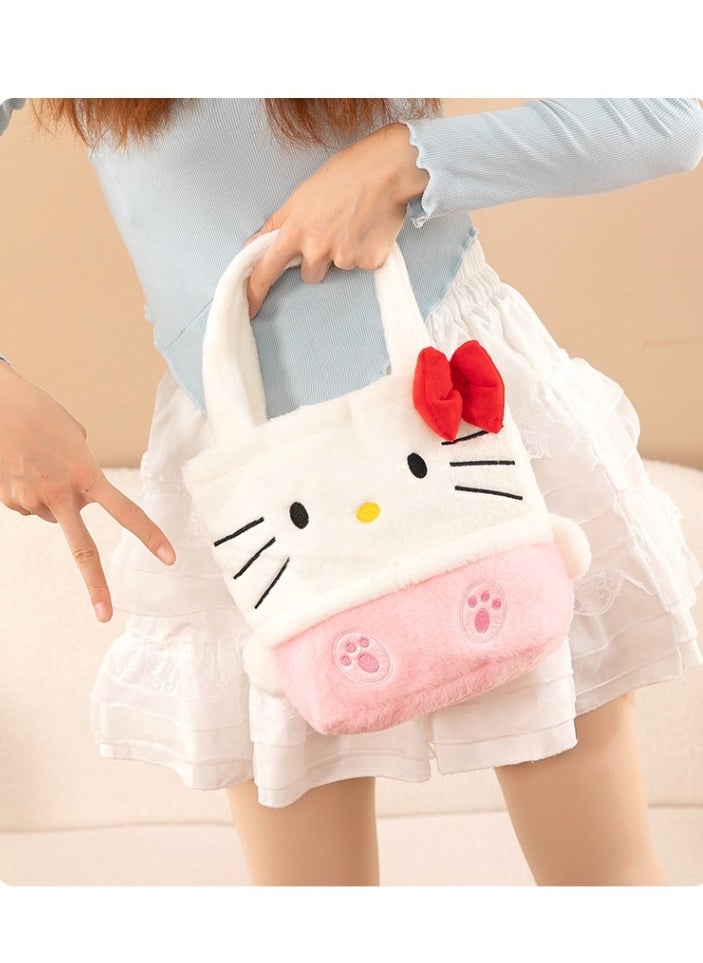 Cute plush toy cartoon plush bag handbag  - Image 2